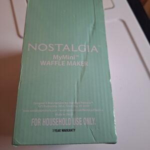 Nostalgia MyMini Mint Green Waffle Maker